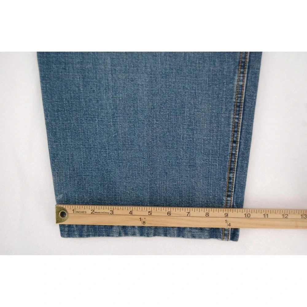 Vintage Y2K Old‎ Navy Painters Jeans Mens 36x32 Blue Medium Wash Relaxed Baggy